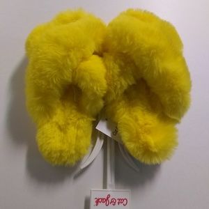 Kids plush slippers